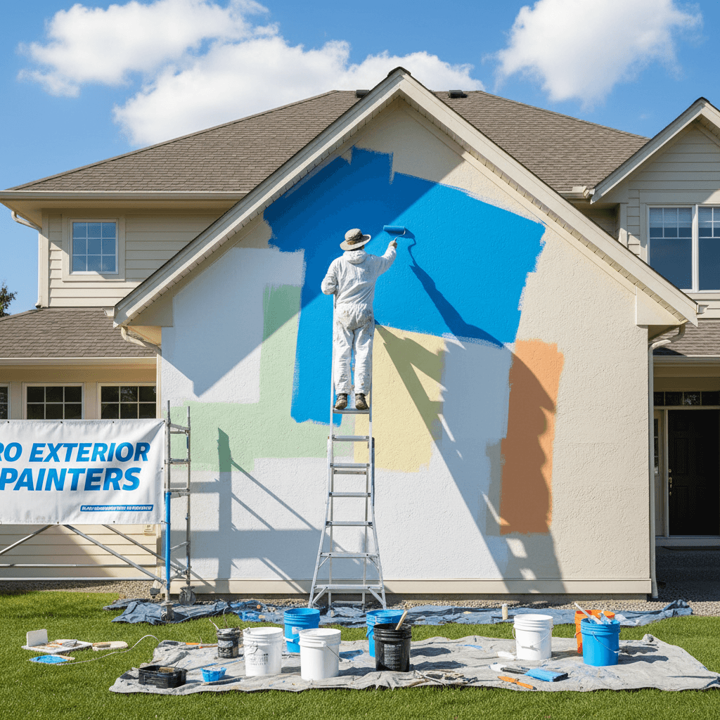 Exterior painting service